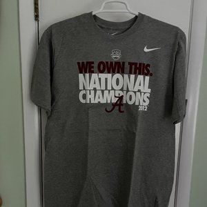 2012 Alabama Roll Tide National Football Championship T Shirt XXL